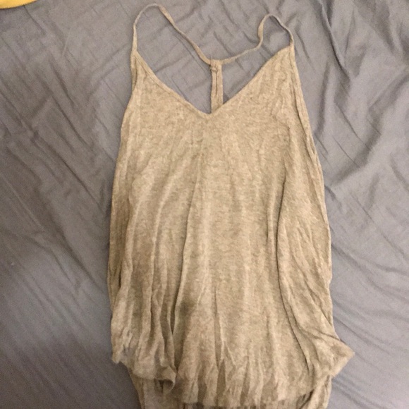 Light gray flowey tank top - Picture 1 of 1